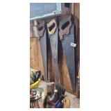 6 HAND SAWS