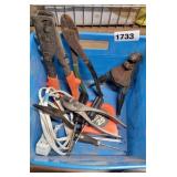 BLUE TOTE OF TOOLS