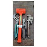 HAMMER, WRENCHES AND PLIERS