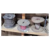3 SPOOLS OF CABLE