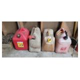 (4) 5GAL GAS CANS