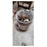 BUCKET OF TOOLS AND TORCH GOODIES