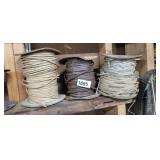 2 SPOOLS OF CORDS AND SPOOL OF PAPER???