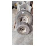 2 SPARE YARD TIRES