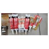 SILICONE, CAULK, AND LIQUID NAIL