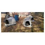 3 IGLOO DOG HOUSES