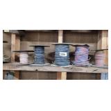 5 SPOOLS OF CABLE