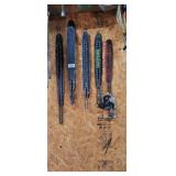 WALL OF CHAIN SAW PARTS