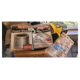 SHOP VAC FILTERS, CAUTION TAPE, CEILING FAN AIR FI