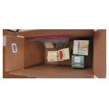 BOX OF CANNING LIDS AND RINGS