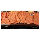 (6) ORANGE CROWN ROYAL BAGS