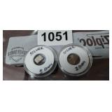 (2) 1 GRAM, .999 FINE SILVER BARS