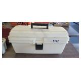 TACKLE BOX, TOOL BOX, WITH FISHING LINE