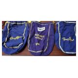 (3) CROWN ROYAL BLUE BAGS