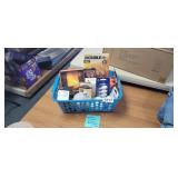 BASKET FULL OF LIGHTBULBS, ETC.