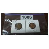 1918 WHEAT PENNY, 2025 UNC. CENT