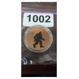 BIGFOOT 1 TROY OUNCE .999 FINE COPPER ROUND