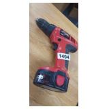 SKIL BATTERY OPERATED DRILL, (NO CHARGER)
