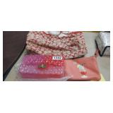 LOT OF PURSES, COACH PURSE IS WELL USED