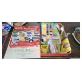 LOT OF ARTS AND CRAFTS ITEMS, TRACING PAPER, COLOR