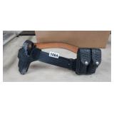 DUTY BELT WITH HOLSTER AND MAGAZINE POUCHES