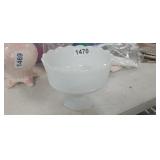 MILK GLASS BOWL