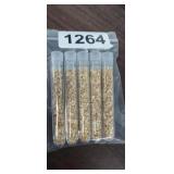 5 VIALS OF GOLD FLAKE