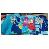 (4) BEACH TOWELS, NEW WITH TAGS