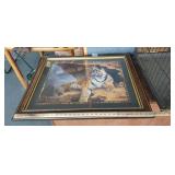 FRAMED TIGER WALL ART