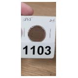 1865 US 2 CENT PIECE