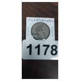 1941 WASHINGTON SILVER QUARTER