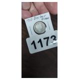 1910 BARBER SILVER DIME