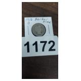 1906-D BARBER SILVER DIME