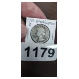 1942-D WASHINGTON SILVER QUARTER
