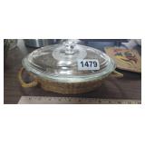 BASKET SERVING DISH CARRIER