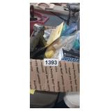 BOX FULL OF TOOLS, CAMERA,  ETC.