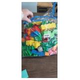 BIG BAG OF JUMBO PLASTIC BUILDING BLOCKS