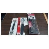 MELON BALLER, ICE CREAM SCOOP, & KNIFE SHARPENER