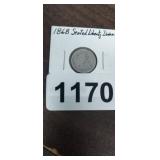 1868 SEATED LIBERTY DIME