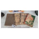 (4) EARLY 20TH CENTURY  MUSIC BOOKS, GLORY WAVE