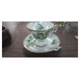 VINTAGE LILY OF THE VALLEY MAY FLOWER TEACUP & SAU