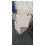 2 WOODEN CRATES