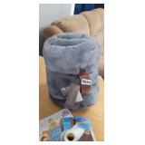 GREY COZY HAVEN OVERSIZED THROW