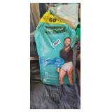 MENS DEPENDS SIZE L (OPENED)