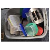 TOTE OF KITCHEN GOODIES