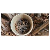 BUCKET OF HOSE RINGS