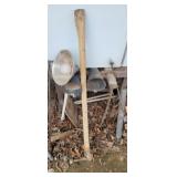 PICK, CLAMP LIGHT, FUNNELS, CROWBAR