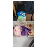 SHAMPOO, DETERGENT, SMELL GOODS AND SPRAY BOTTLE