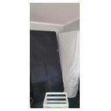 TWIN FRAME, BOXSPRING AND MATTRESS