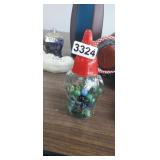 GNOME, CLOWN JAR OF MARBLES